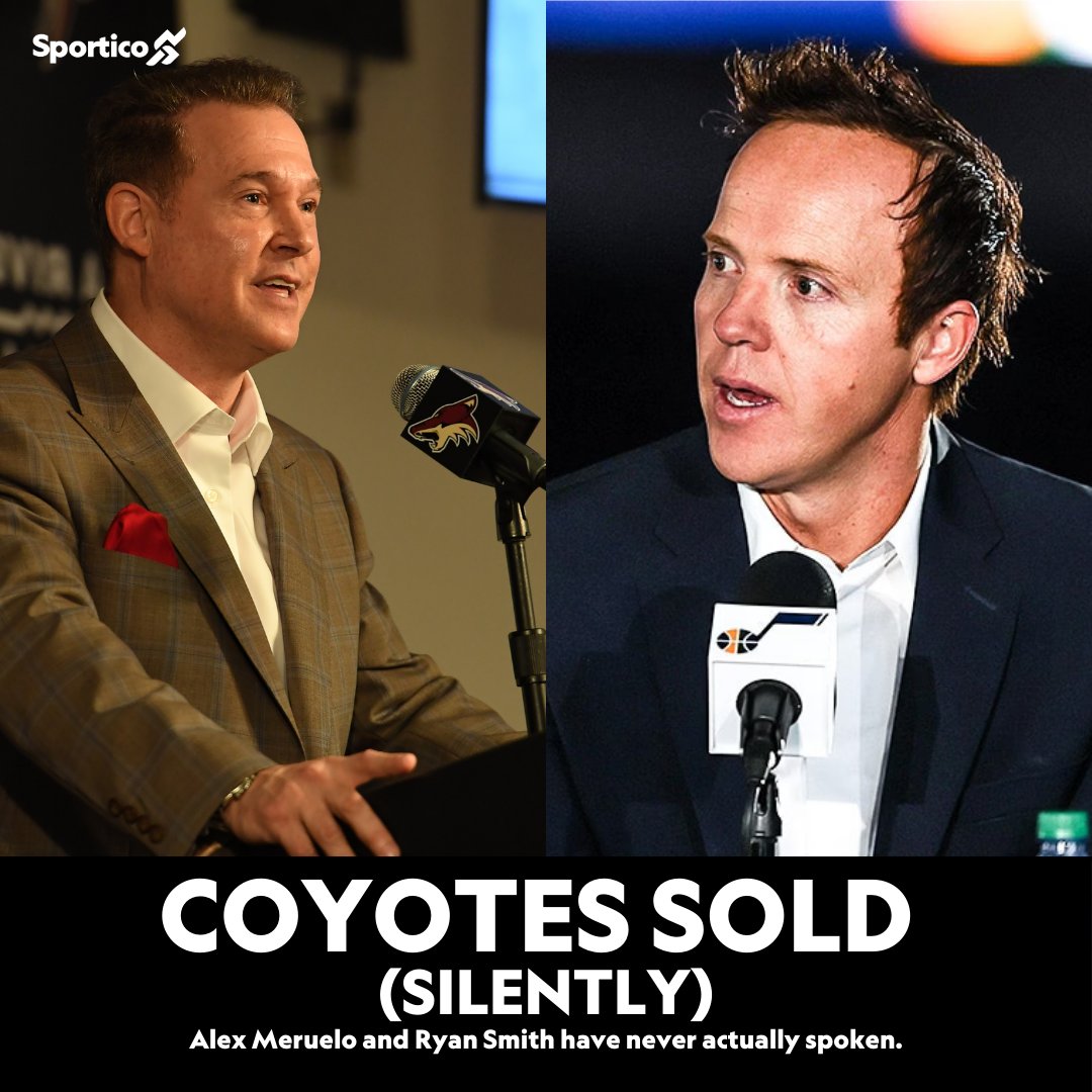 Ryan Smith has never spoken to @ArizonaCoyotes owner Alex Meruelo. It didn’t stop him from executing a $1.2 billion acquisition that will add an NHL team to his growing Utah sports empire. “It’s a little unprecedented in how this is all happening, but with the timeline—there’s…