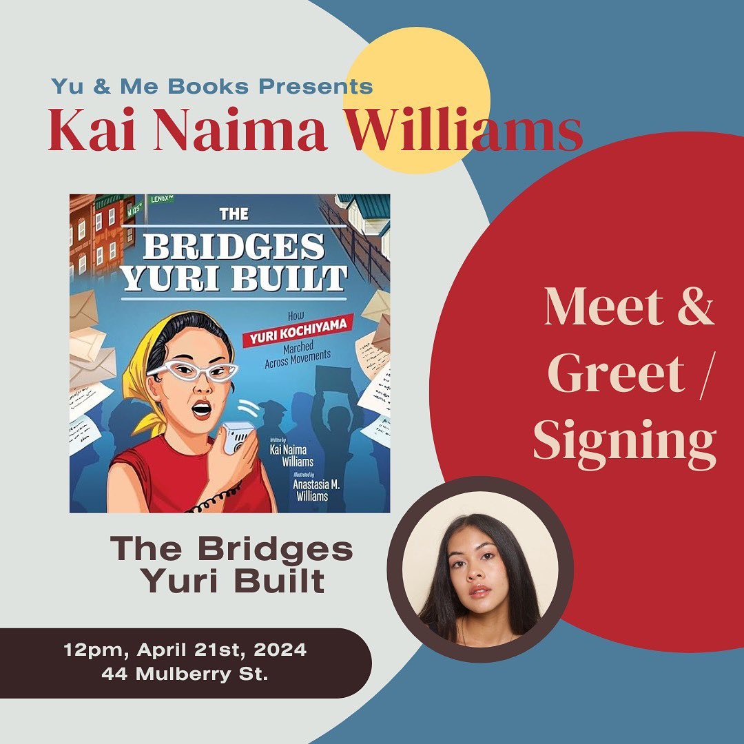 Join us for a special Meet & Greet / Signing event with Kai Williams, author of “The Bridges Yuri Built”! Come meet the author and get your copy signed on Sunday, April 21, 2024. Learn More at: yuandmebooks.com/events/the-bri…