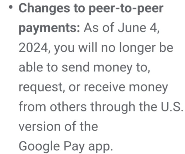 Google Pay is now nerfed. Seems consistent with compliance with increasing government regulation on surveillance, KYC/AML, and nefarious actions like Operation Choke Point.