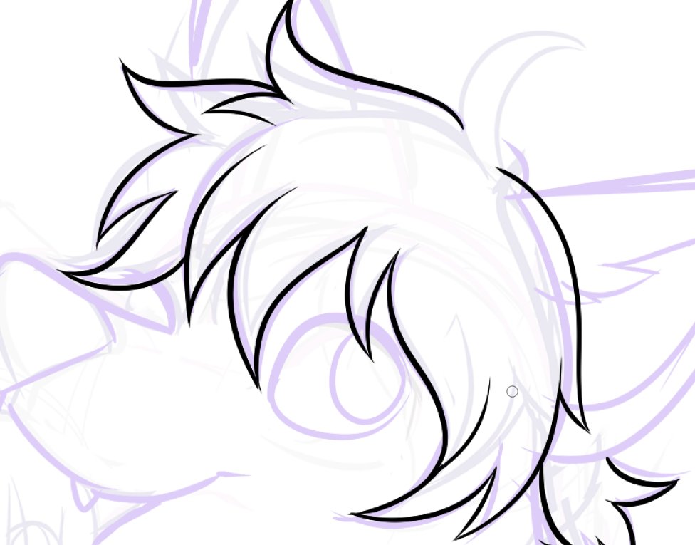 i love drawing hair so much