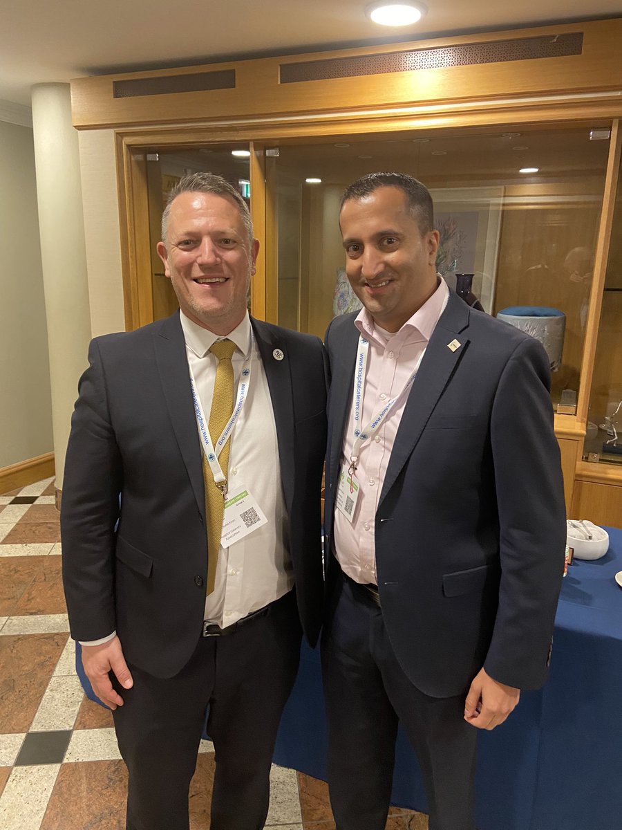 Congratulations @IainRobertson75 on starting the role of Chair for @hospitalcaterer . I look forward to continuing to work with you in partnership with @NACCCaterCare. So much synergy between both our organisations & members