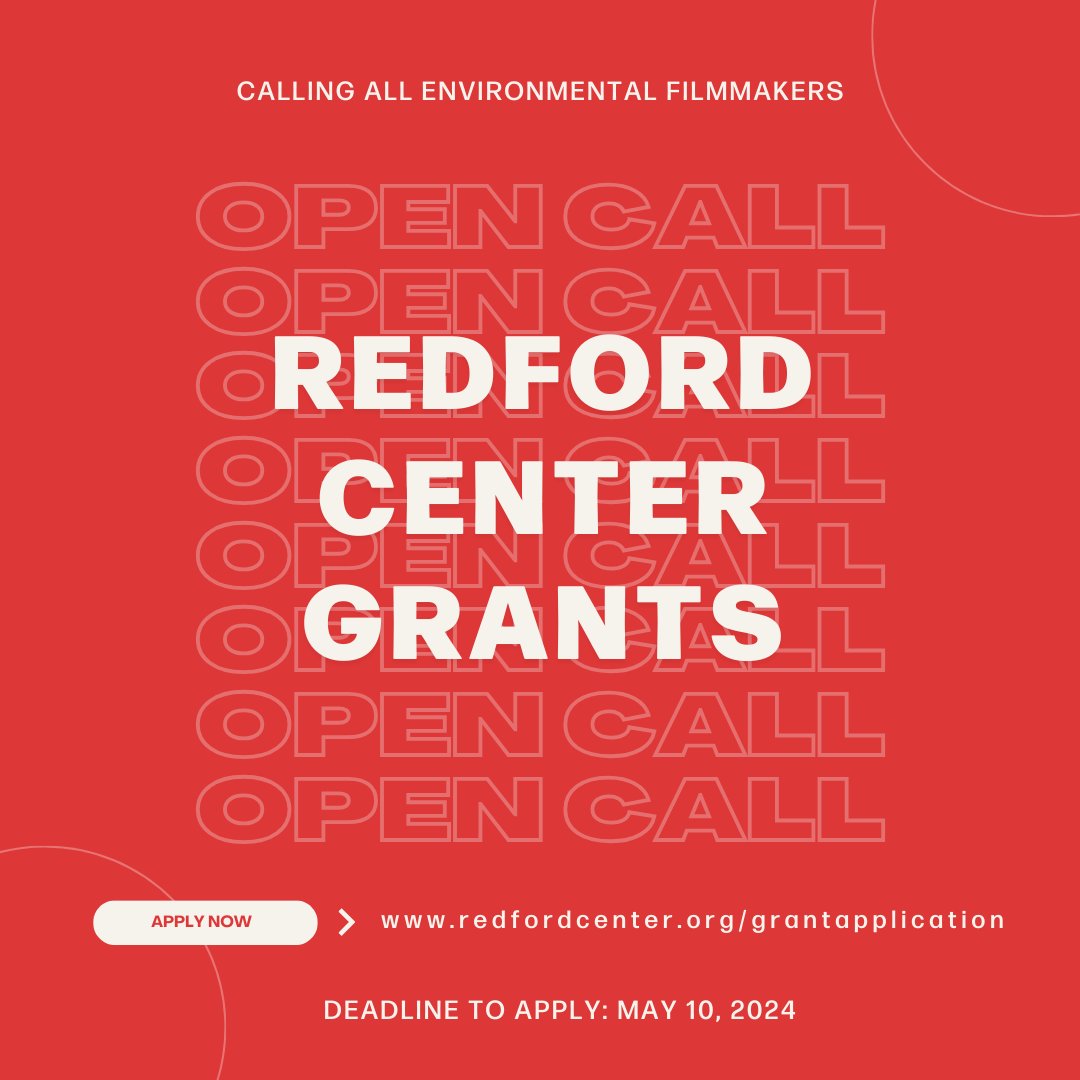 LPBMedia's tweet photo. 📢 Calling all environmental filmmakers! 🎥 Apply for the @redfordcenter’s 2024 Grants Open Call! 🌍 Don't miss your chance to receive $25k in #funding, professional development, and more for your impact driven #EnvironmentalFilms. 

Apply by May 10: https://t.co/SS0SU3ckfK https://t.co/f302iPE27C