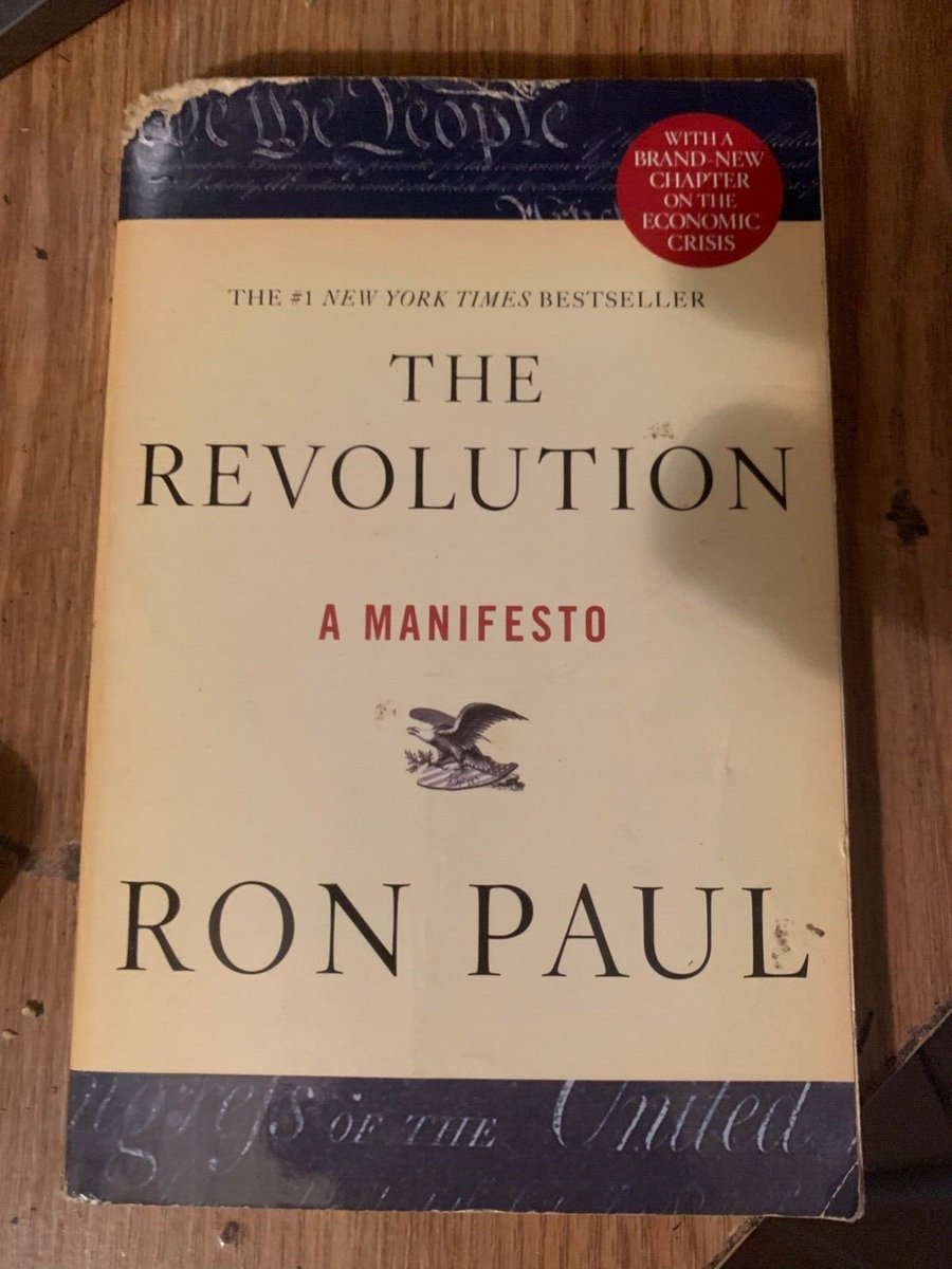 Most people don't realize their freedoms are being taken away from them. This book by Ron Paul is THE red pill, shattering the slick propaganda thrown out by the establishment. The diagnosis of our problems and the offered solutions is REAL change: amazon.com/Revolution-Man… #ad