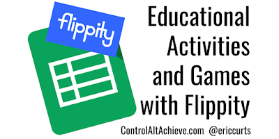 Educational Activities and Games with Flippity controlaltachieve.com/2019/10/flippi… #GSuiteEDU
#controlaltachieve