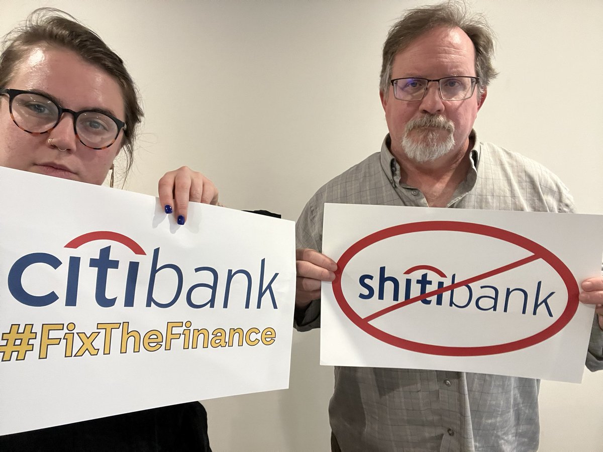 We are calling on banks @Citi and multilateral institutions @WorldBank to stop financing the fossil fuels and harmful industrial agriculture that are driving the climate crisis and devastating communities and ecosystems. #FixTheFinance