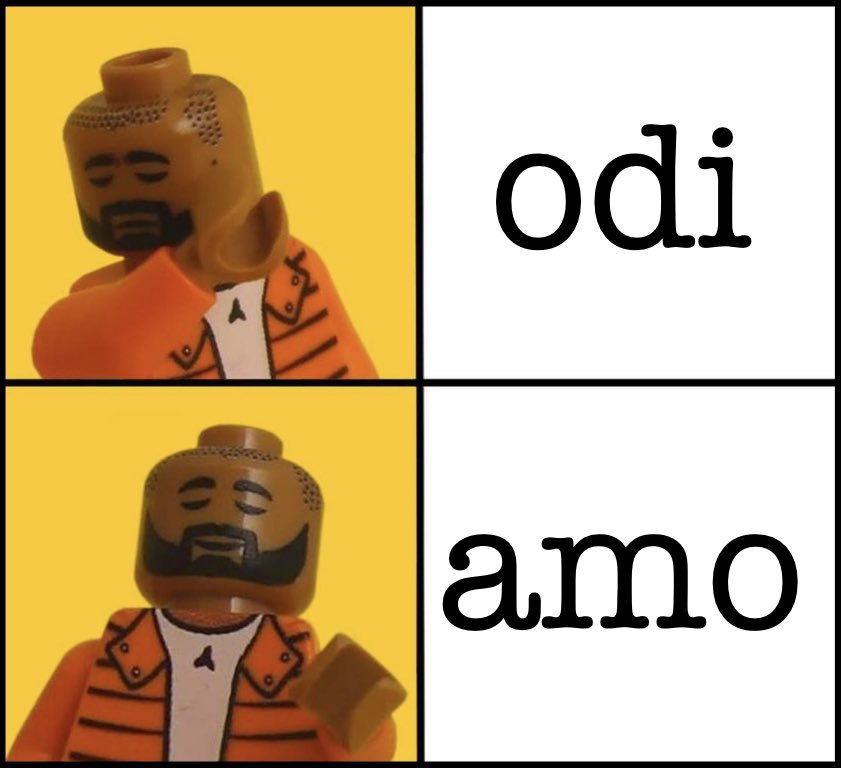 odi et amo : I hate and I love : Catullus