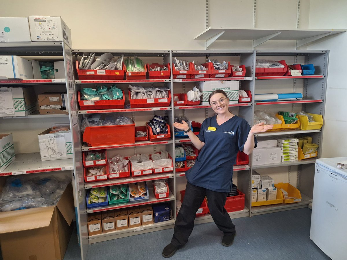 Great job by @ResusUHCW @UHCW_KPO organising the resuscitation equipment central store utilizing 5s UHCWi methodology thank you to our stores team and @ZandraSutherla1.  Fab partnership and improvement