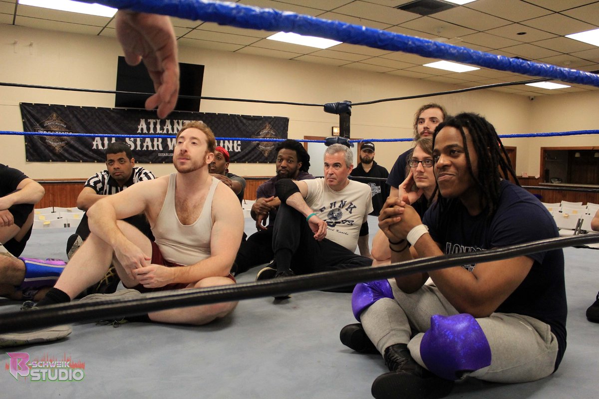 Relive the electrifying moments from the 'ALL4ONE' wrestling event! 🤼‍♂️ Check out exclusive seminar by @3Legacies snapshots by @b_schweik! #Wrestling #ALL4ONE #SupportWrestling #IndyWrestling