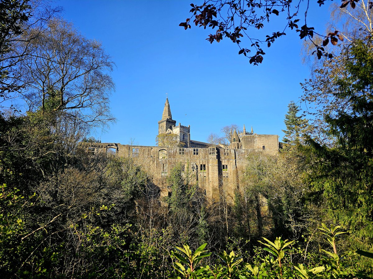 The Palace and Abbey viewed from The Glen.