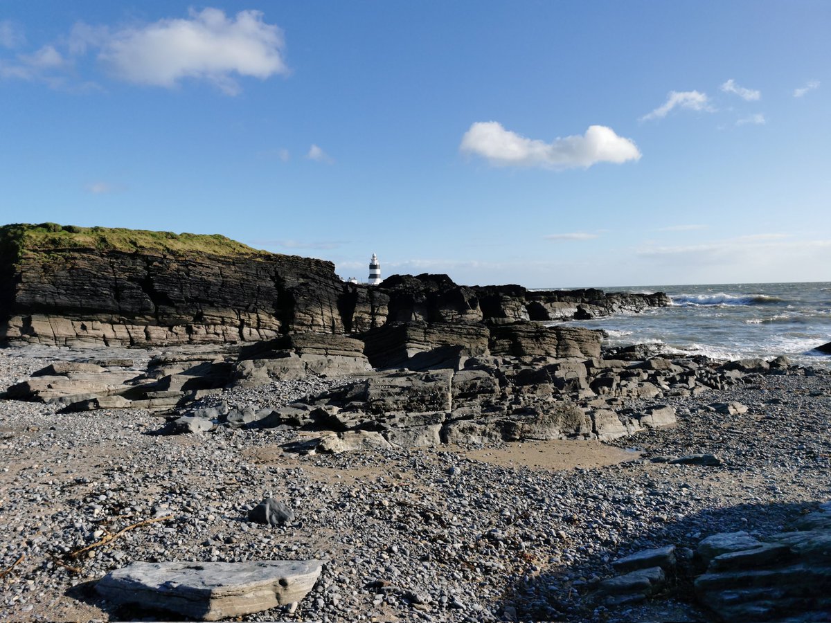 Hookhead lighthouse #Wexford from Pursheen Bay.