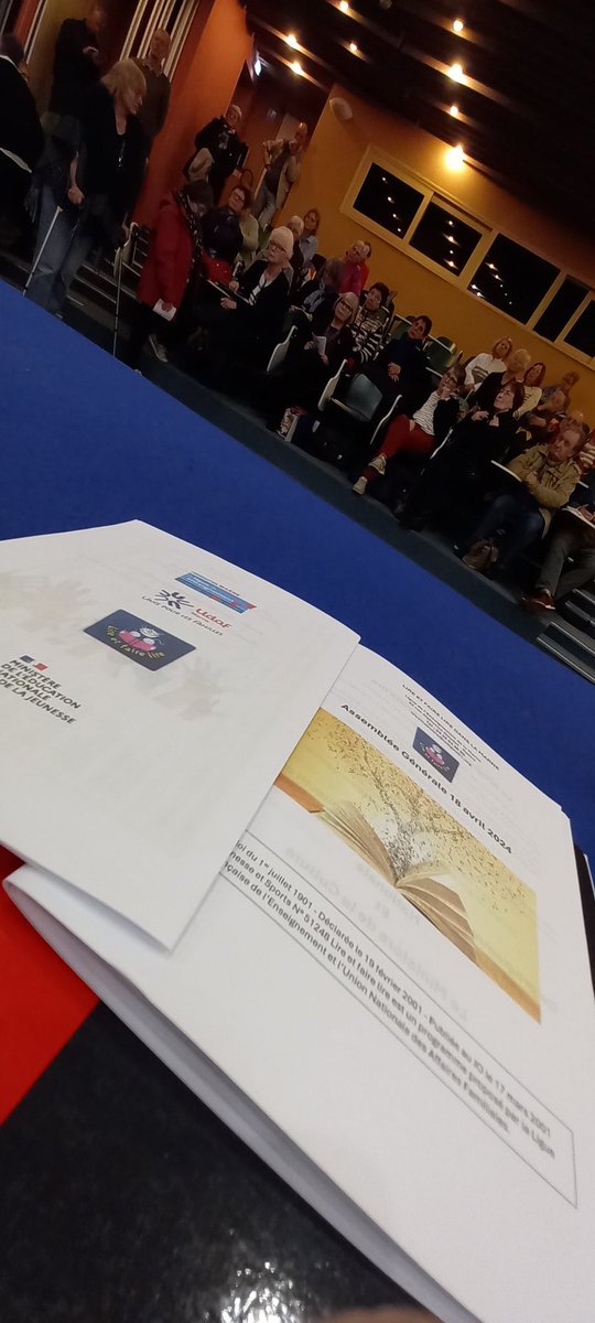 Belle AG de <a href="/lireetfairelire/">Lire et faire lire</a> dans la Marne. 340 bénévoles, 12000 enfants. Un dynamisme citoyen remarquable pour transmettre le plaisir de la lecture. Avec me soutien de la Ligue de l'Enseignement de la Marne
@weblaligue <a href="/lireetfairelire/">Lire et faire lire</a> <a href="/AcReims/">Académie de Reims</a> <a href="/usepmarne/">usep marne</a>