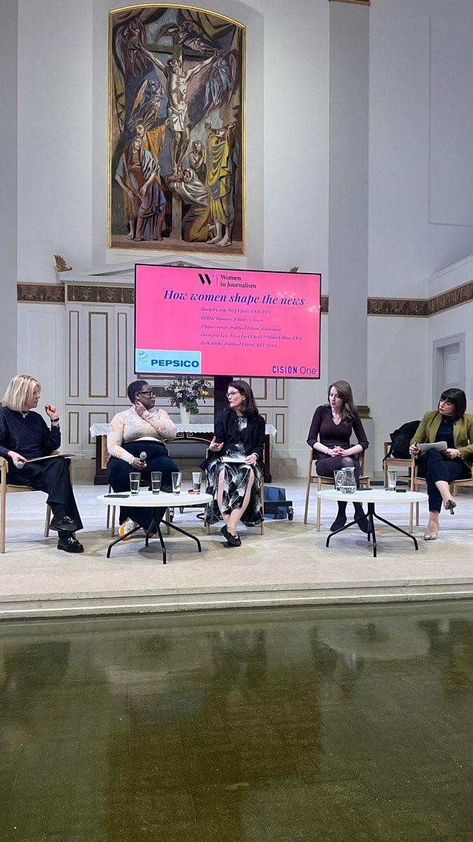 I’m absolutely delighted to have been a panellist at tonight’s Women in Journalism event — between Beth Rigby and Pippa Crerar, and alongside Debbie Ramsay and Rachel Corp.