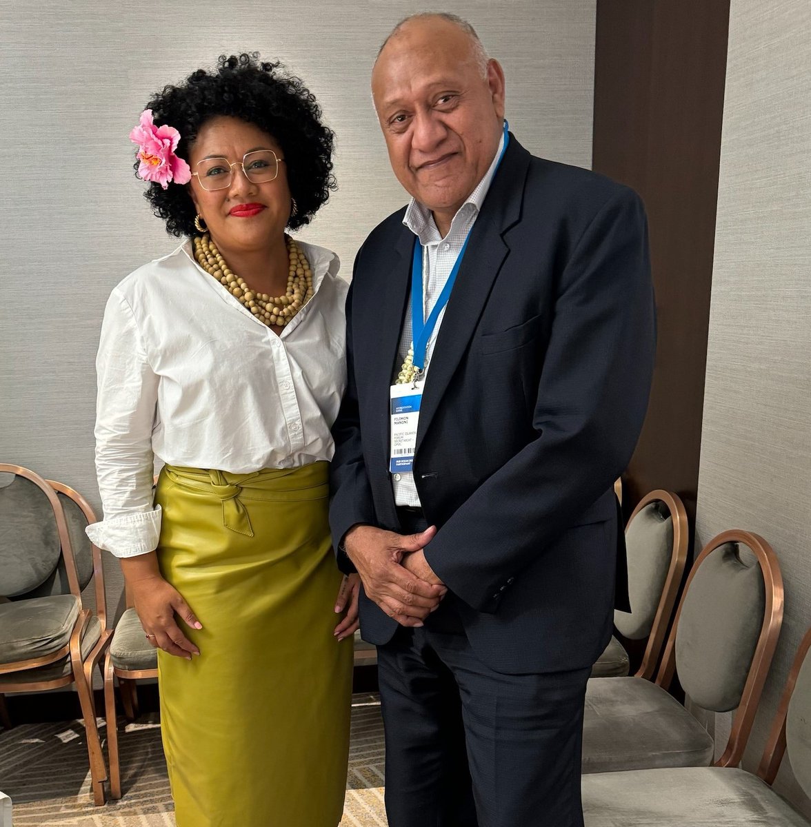 Pacific Ocean Commissioner Dr Filimon Manoni met #europeancommission Director General on Maritime Affairs and Fisheries Charlina Vitcheva on #partnerships & #Germany Ocean Commissioner Sebastian Unger on #ocean #collaboration including #BBNJ treaty & #fisheries. #OurOceanGreece