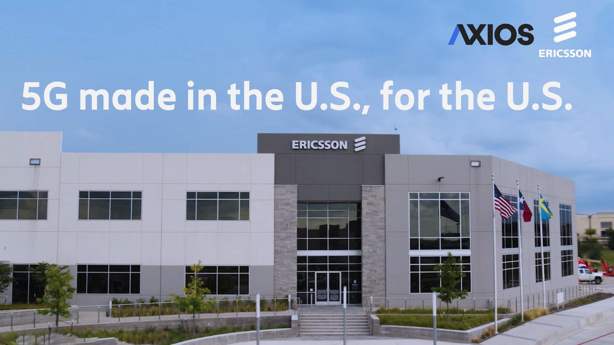 #5G made in the U.S., for the U.S. 🇺🇸 In this @axios article, discover how @ericsson's 5G #SmartFactory in #Texas is delivering innovations to ✨ connect people, 🏭 redefine business 🌱 & pioneer a sustainable future across the U.S. Read here: m.eric.sn/Bjl350Rivix