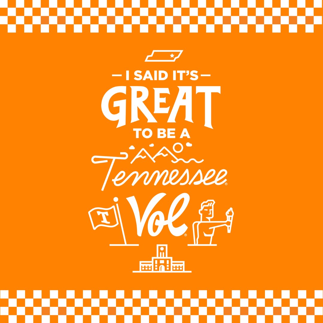 It’s Great to Be A Tennessee Vol because the sky is the limit to your success! Welcome to the Volunteer Family, #NewVols. We are excited for you to officially join #UTK28! @ut_admissions @tennalum 
#NewVolDay #utkalec