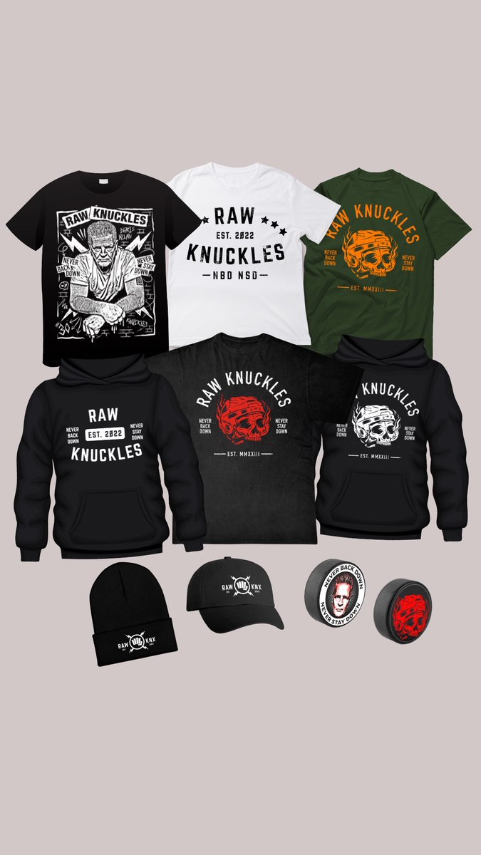 👊🏻HEY YOU! Have you seen our new Raw Knuckles Merch? Checkout out some of these badass shirts, hats and more 🔥. 

SHOP HERE: shop.rawknuckles.com

#HockeyWarrior #RawKucklesPodcast #MerchDrop #Merchandise #ShopNow #LinkInBio #Shopify #KnucklesNilan #ChrisNilan