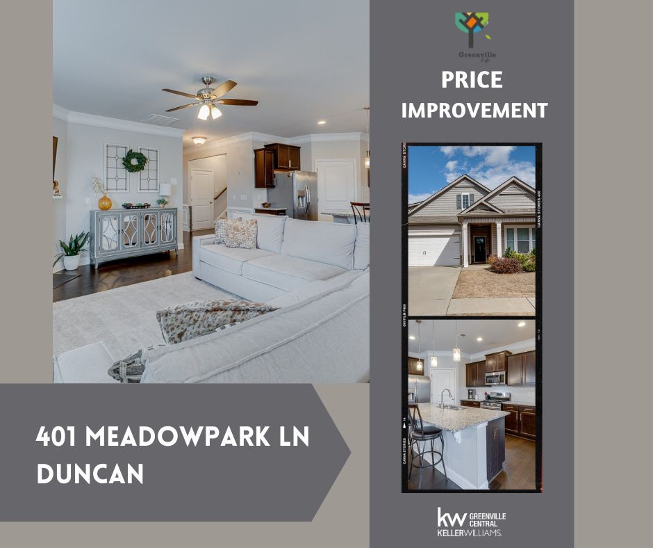 gvl_life's tweet image. Price just improved! Schedule your private showing for this beautiful four bedroom home in Duncan. Now $389,900. buff.ly/4d36lEr #forsale #duncansc #spartanburgsc #greenvillelife #forsale