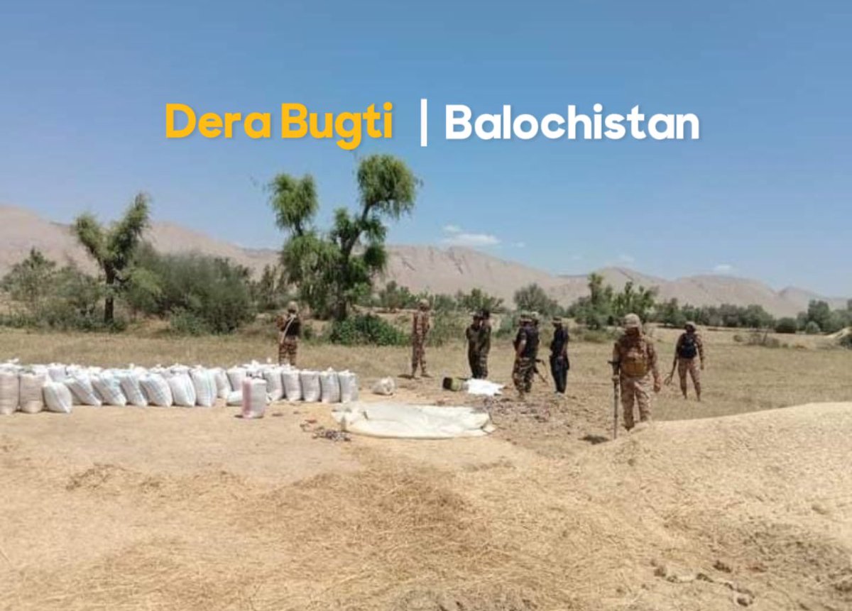 Ongoing crisis: Reports of Pakistani army raids in Dera Bugti spark outrage. Villagers' hard-earned grains allegedly looted. Urgent attention needed. #Pakistan #DeraBugti #MilitaryOperation