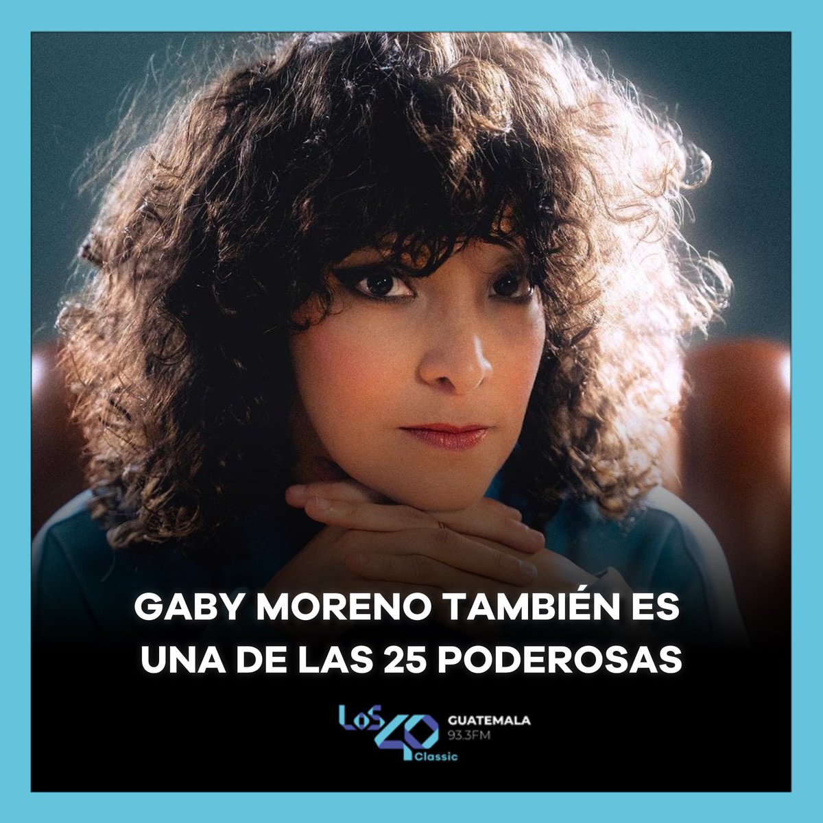 los40gt's tweet image. #GabyMoreno se convierte en una de las #25poderosas por People en Español, hace 13 años la guatemalteca grabó “Fuiste Tú” junto a #RicardoArjona, siendo un tema con más de 433 millones de reproducciones en Spotify ⬇️
