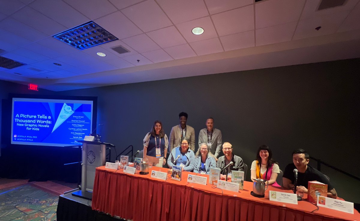 What a great session exploring new graphic novels from beginning readers through middle-grade readers with the creators themselves. #txla24