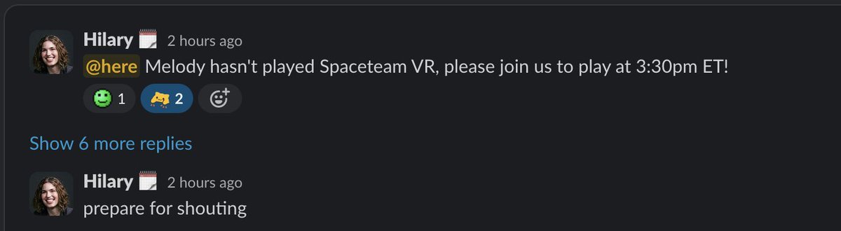 📣 All employees, please report to @SpaceteamVR, I repeat all employees report to Spaceteam VR.