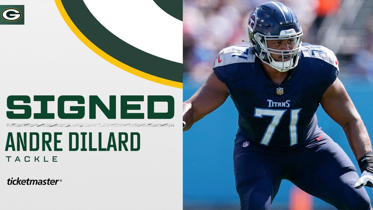 packers's tweet photo. #Packers sign T Andre Dillard.

📰: https://t.co/Ar0NdgE31k

#GoPackGo https://t.co/kADFhoQ7K6