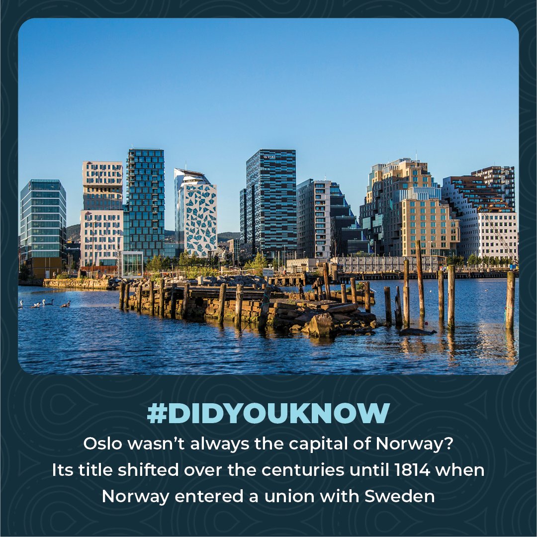 If you know what Norway’s capital used to be, leave an answer in the comments! 🇳🇴 #GoCollette