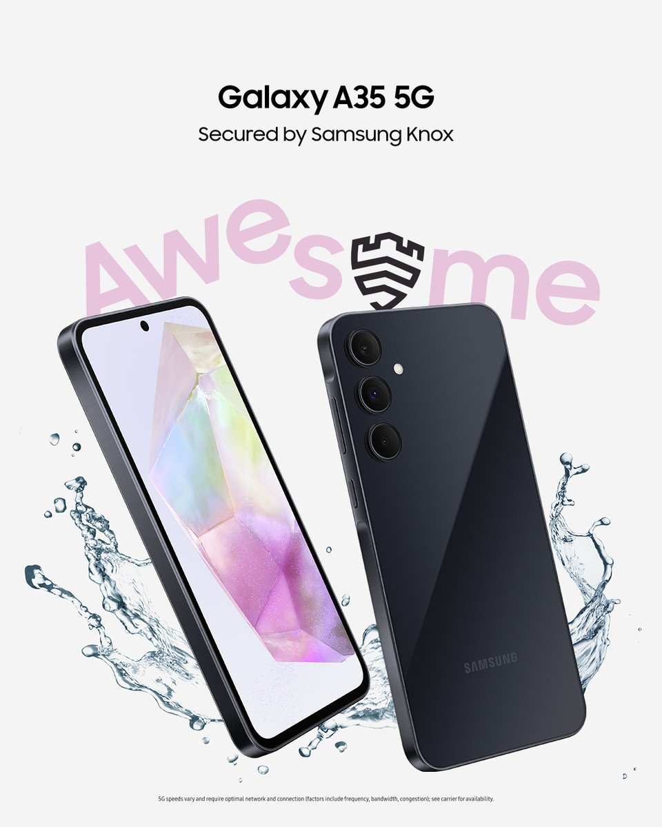 Introducing the all-new #GalaxyA35 5G, designed to provide reliable performance at an awesome value, that brings out the best of every moment.

Shop now: smsng.us/GalaxyA35