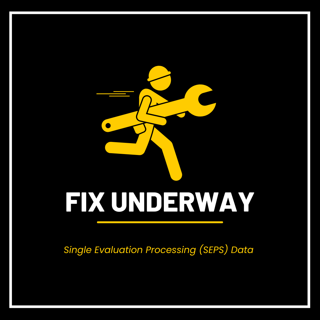 We have identified an issue where IPPS-A is not receiving the entirety of SEPS data, which is causing these values to remain blank within some SM’s records. Please note that users should not manually enter data in blank fields. spr.ly/6013b6NYJ