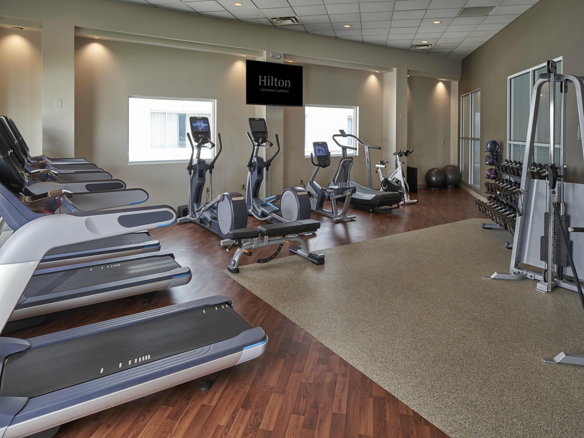 Ready to break a sweat and celebrate fitness? 🏋️ Our state-of-the-art fitness center is equipped with everything you need for a satisfying workout. #NationalExerciseDay What is your workout routine? 

🔗 Book your next stay here hil.tn/wjnugz

#Hilton #HiltonHonors