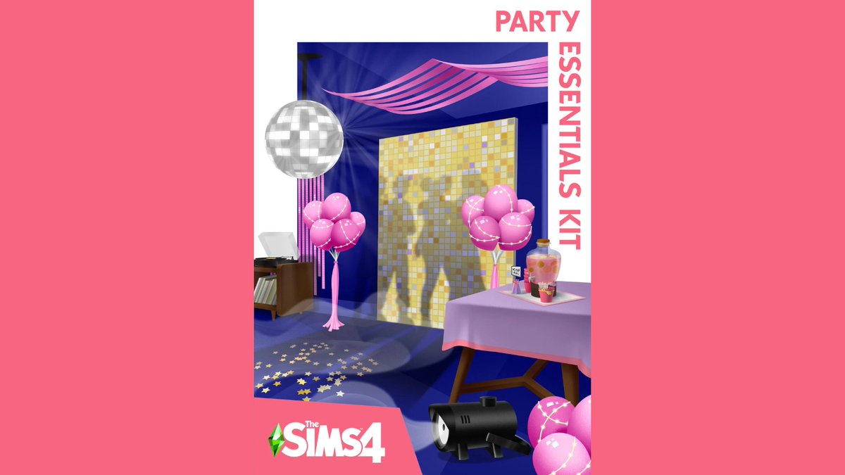 TS4 Party Essentials Kit Giveaway Thanks to the #EACreatorNetwork, I've got one PC code for TS4 Party Essentials Kit to giveaway! 🪩 Winner will be chosen at random 🪩 Giveaway closes 26th April, 2024 🪩 Enter: gleam.io/tDgUh/ts4-part… #TheSims4 #TS4 #PartyEssentialsKit