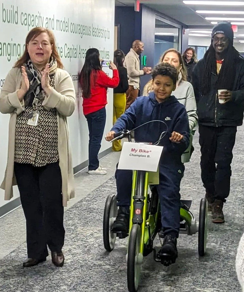 CHAMPION is truly a champion on his new adaptive bike! With it being his second bike, his mom, Alicia shared with joy, 'It keeps him active and enables him to ride a bike. He loves and enjoys it so much!!' More than anything, Champion's smile truly says everything 💛 #mybike