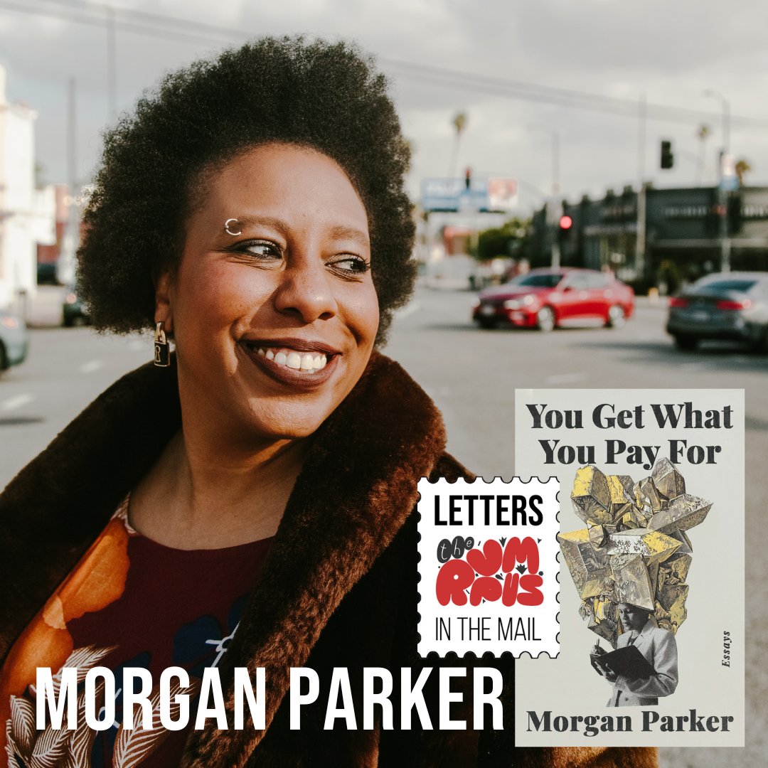 Subscribe to Letters in the Mail by April 30 to receive an IRL letter from @morganapple. Morgan Parker is the author of Other People's Comfort Keeps Me Up At Night, There Are More Beautiful Things Than Beyoncé, and Magical Negro, among other titles. ➡️therumpus.net/letters-in-the…
