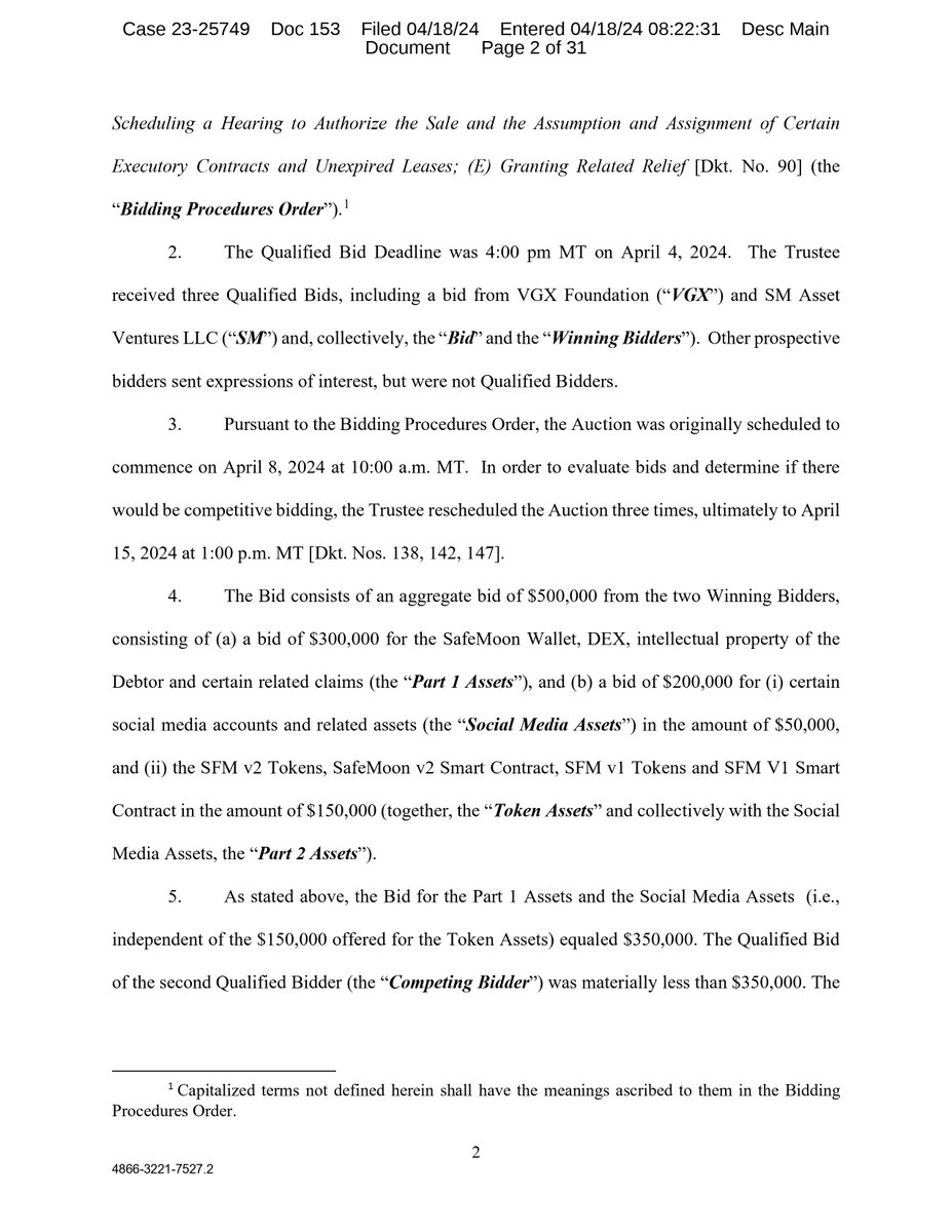 safemoon's tweet photo. NOTICE OF SUCCESSFUL BIDDER &amp; CANCELLATION OF AUCTION https://t.co/ZJn6t9CRzE