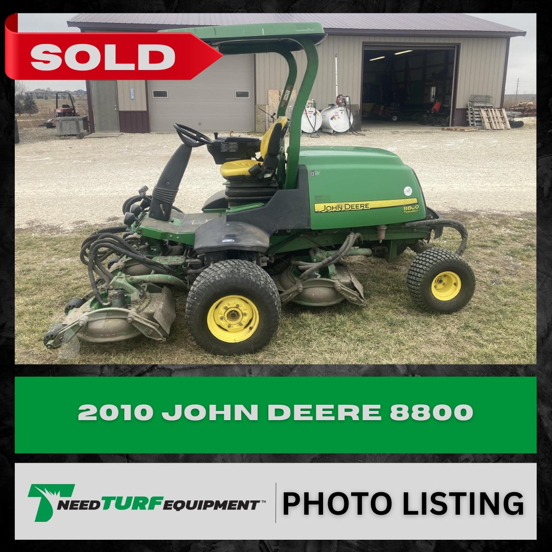 🚜 We're thrilled to announce that the 2010 John Deere 880 has been SOLD within its first month on our platform! 💥

Ready to make your own sale? List your equipment today with #NeedTurfEquipment!
➡️ ow.ly/Fz8Z50RjmoJ

#JohnDeere #EquipmentForSale #UsedEquipment