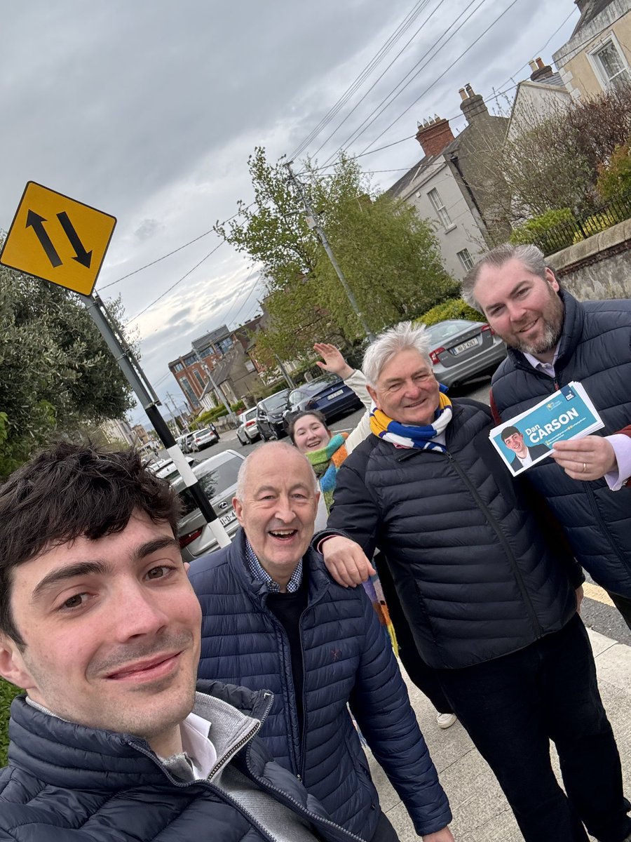 Great to be out on the doors in Blackrock tonight. Thanks to all that came along.