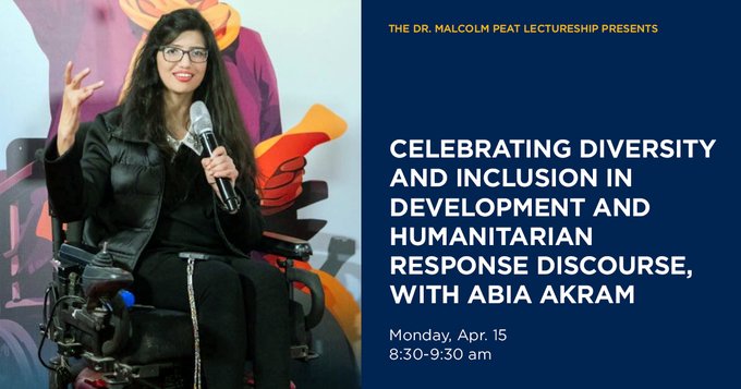 ICYMI: Watch the Dr. Malcolm Peat Lectureship with disability rights activist @AbiaAkram. Relive her discussion with the Dr. @haldersey, scientific director @queensu's @icacbr: bit.ly/4aD7Xn3 @queensualumni