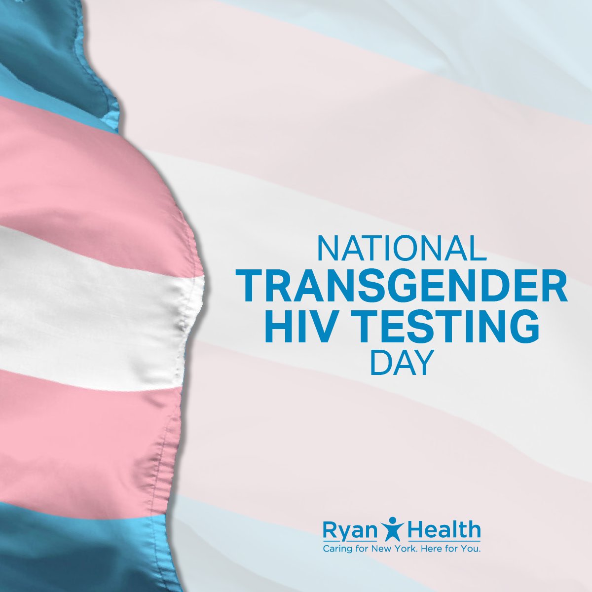 Today is National Transgender HIV Testing Day, a day to highlight the importance of #HIV prevention, testing, & patient-centered care for transgender & gender non-binary people. If we reduce HIV stigma and promote testing, prevention, and treatment, we can help #StopHIV #NTHTD