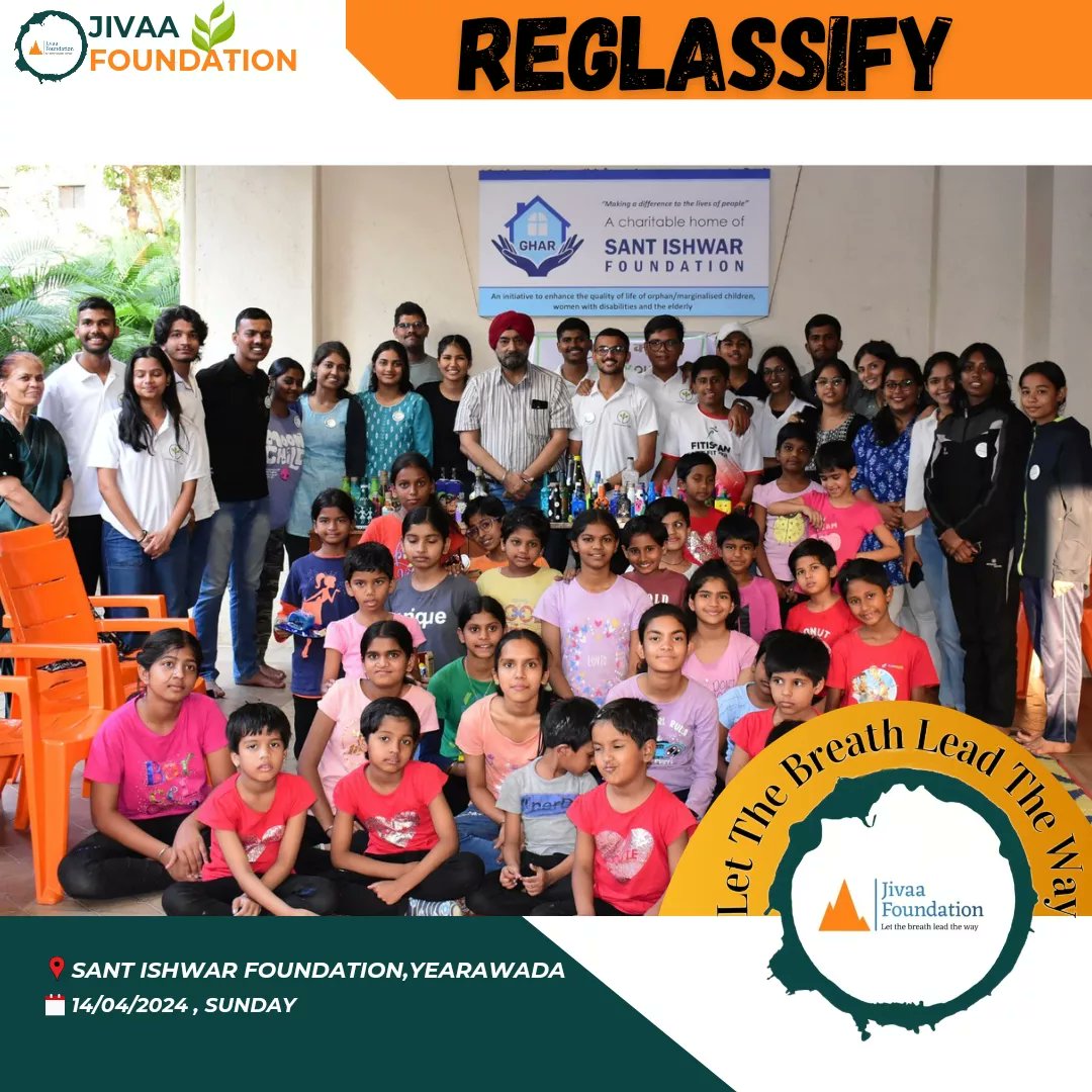 JivaaFoundation's tweet photo. When the children are given experience and opportunities they strive to be a better person ~ Founder of Ghar Foundation 

14/04/2024 Sunday:
 
Thanks to @YouthGreenClub who collaborated with us for such a beautiful and heartwarming event.
Thank you all the volunteers and members https://t.co/EYViqjZQza