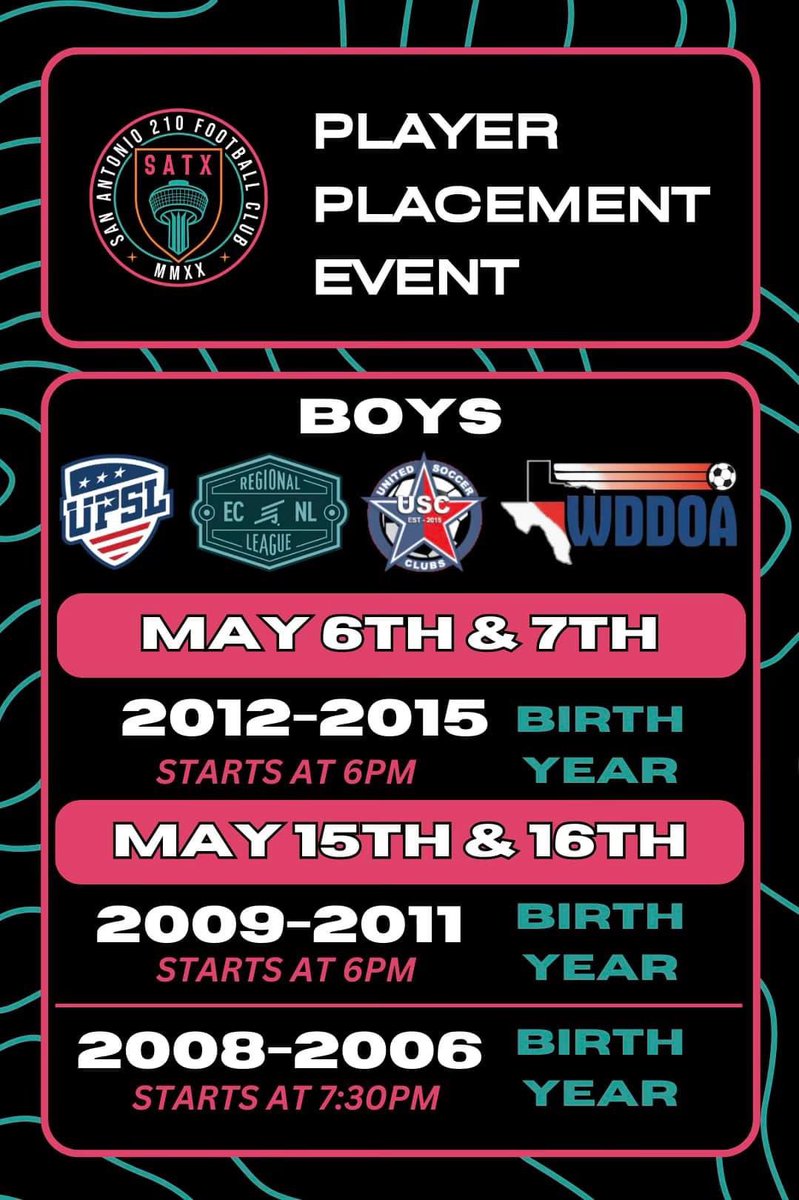 Register today for our Player Placement Event 
🔗 210fc.sprocketsports.com/program-detail…
