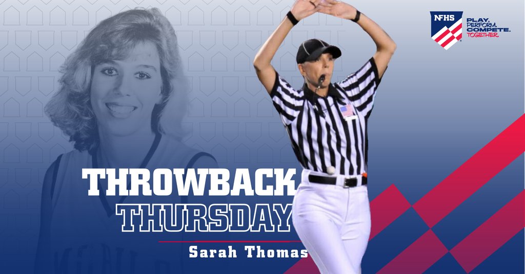 Before becoming an officiating trailblazer, Sarah Thomas got her start by officiating varsity high school games! Thomas is the 1st woman to officiate a: 👉 major college football game 👉 bowl game 👉 big ten stadium 👉 Super Bowl #OfficialsAppreciationWeek