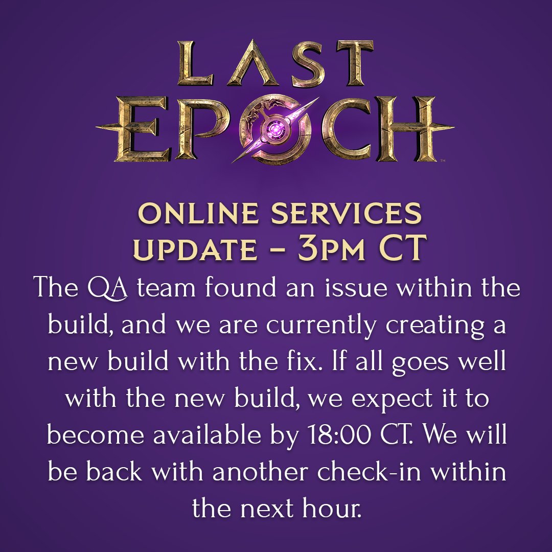 ⚠️Update 3PM CT⚠️ The QA team found an issue within the build, and we are currently creating a new build with the fix. If all goes well with the new build, we expect it to become available by 18:00 CT. We will be back with another check-in within the next hour.