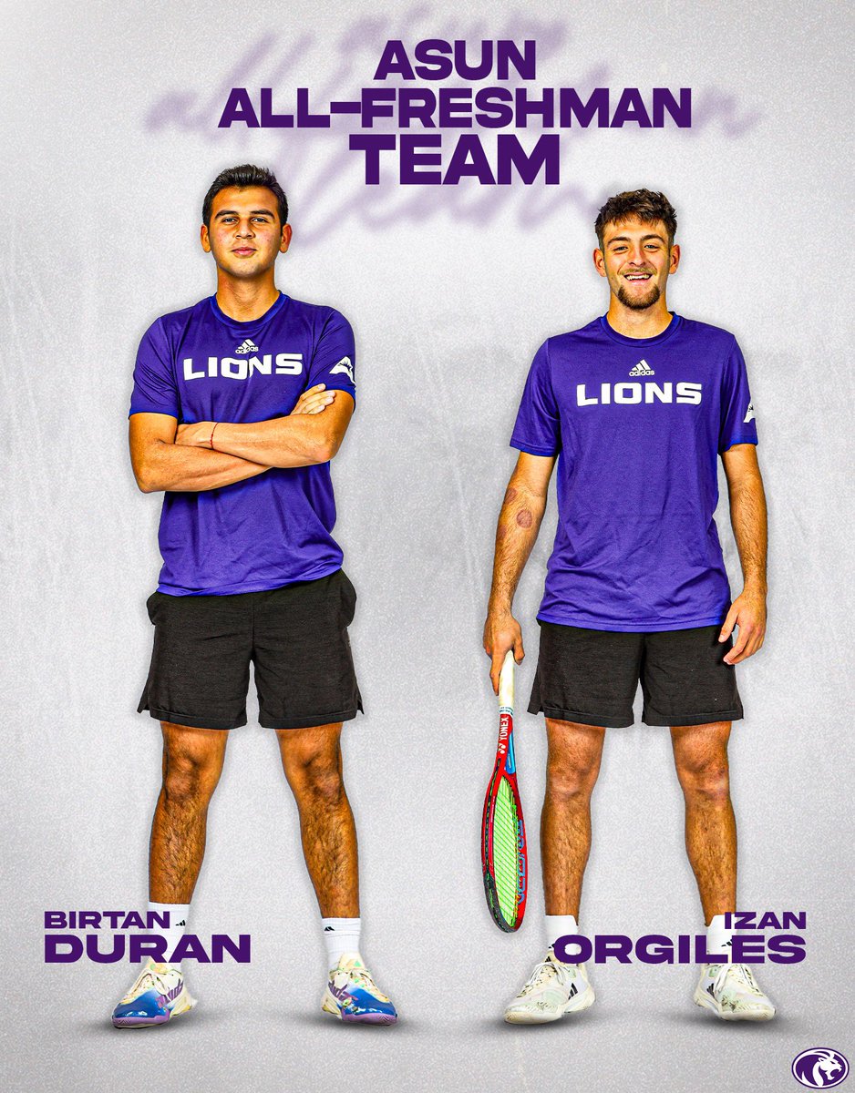 Not one, two or even three… FOUR POSTSEASON AWARDS FOR THE LIONS! 🔥 Congrats to our @ASUNSports postseason honor winners Lachlan Brain, Izan Orgiles and Birtan Duran! #RoarLions🦁