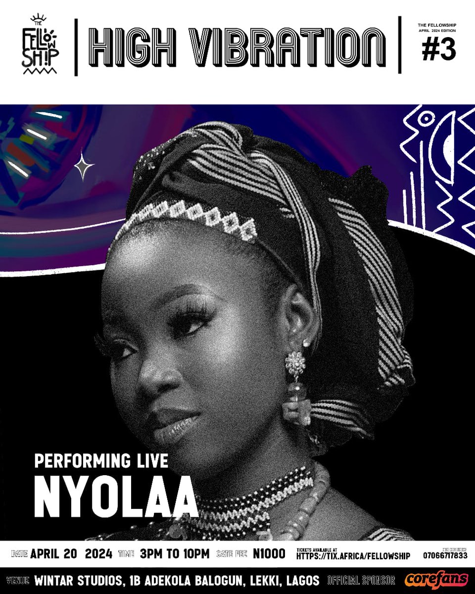 tega_edeki's tweet photo. Come through for an experience this saturday. @corefansHQ . Ticket fee is just 1k. https://t.co/0K3EEwEHYC