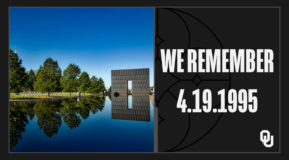 On April 19, 1995, our state was changed forever. Today #WeRemember the 168 innocent lives lost in the Oklahoma City bombing, honor their families, and salute the heroes who bravely answered the call.