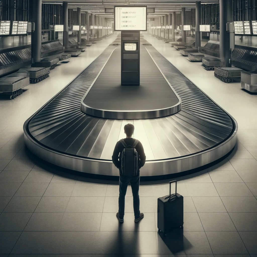 Have you ever felt like the last one at the baggage carousel? Everyone who was there took what was theirs, and left while you were left waiting.