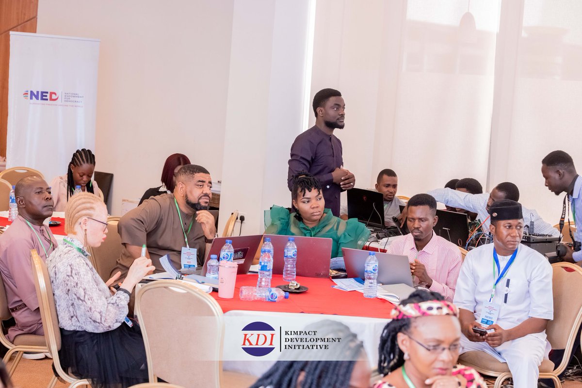 Stakeholders in the electoral process were gathered in Abuja for a 2 days National Multi Stakeholders Forum on Youth Electoral Reform priorities, April 16-17, 2024. By @KDI_ng with support from @NED through @NDI. TMG made presentations, signed the communique. #Constitution