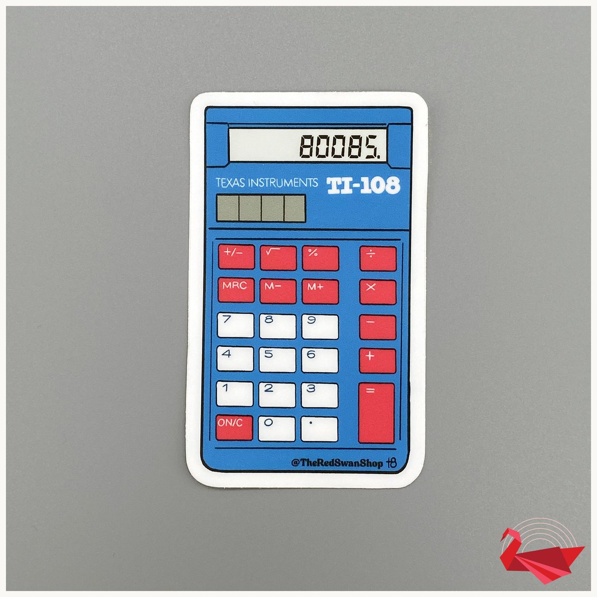 Thank you for the laughs (and #math help), middle school calculator! Get this #sticker: shorturl.at/HKLU5!
 
#smallbusiness #forsale #popculture #funny #stickerart #stickers #decal #customized #custommade #madewithlove #womanowned #womanownedbusiness #popculture