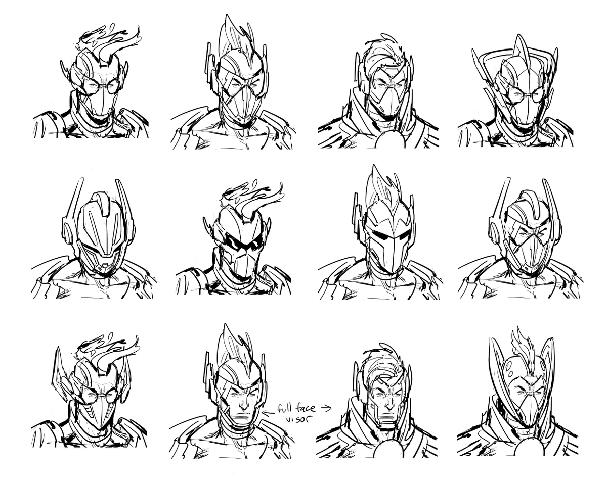 A few additional helmet designs for Warp-0