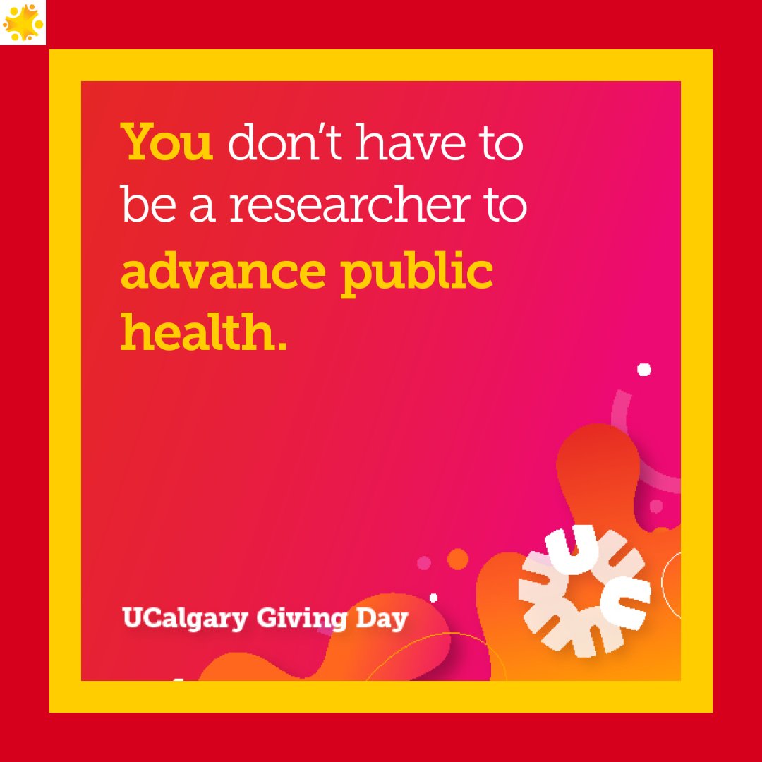 Today is #UCalgaryGivingDay! Don't forget you can still make a difference and join efforts towards achieving a healthier future for all.

Your gifts and donations will support our next generation of public health innovators. givingday2024.ucalgary.ca/o/university-o…

#publichealth #give